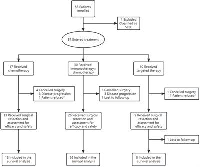 An open, observational clinical study of neoadjuvant therapy in resectable stage III non-small cell lung cancer